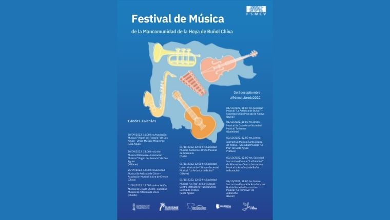 La FSMCV y la Mancomunidad Hoya de Buñol-Chiva impulsan el primer Festival de Bandas Juveniles de la comarca